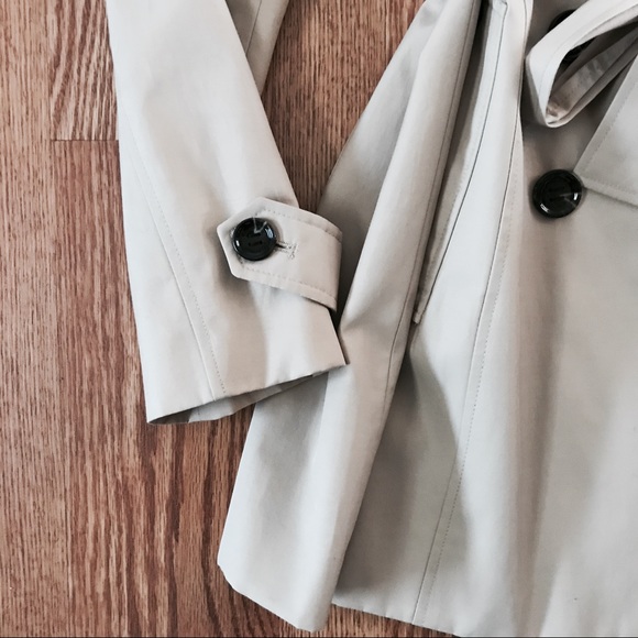 CALVIN KLEIN Double Breasted Trench Coat - Picture 6 of 8